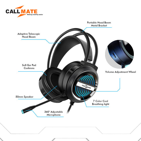 Xtreme Pro Wired Gaming On Ear Headphone